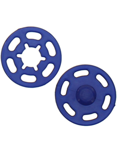 Bottone a pressione in plastica - Blu viola