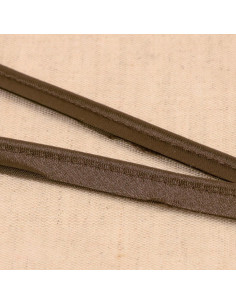 Cordoncino in raso - Marrone prugna