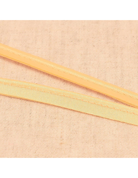 Cordoncino in raso - Giallo paglierino