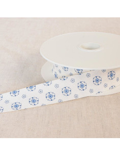 Nastro sbieco ranuncolo - Blu