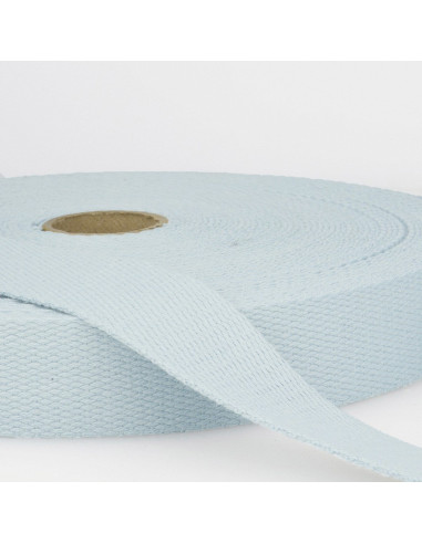 Cinghia in cotone per borse - Azzurro pastello