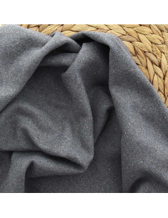 Tessuto di lana per cappotto - Grigio