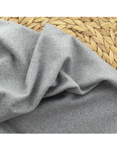 Tessuto di lana per cappotto - Argento