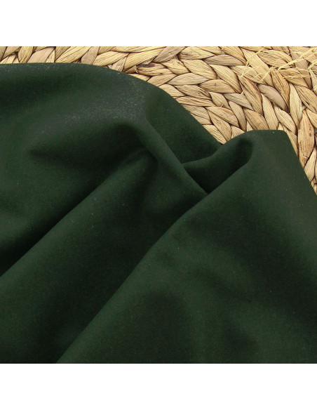 Tessuto di lana per cappotto - Verde muschio