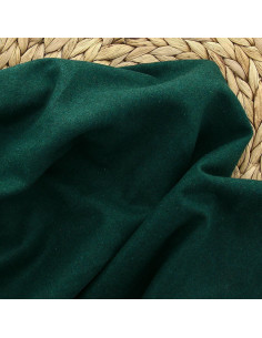 Tessuto panno di lana per cappotto - Verde bottiglia