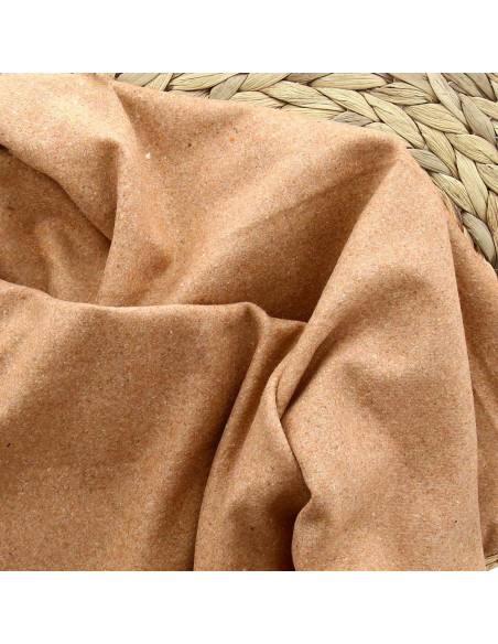 Tessuto di lana per cappotto - Beige