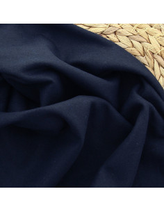 Tessuto di lana per cappotto - Blu marino