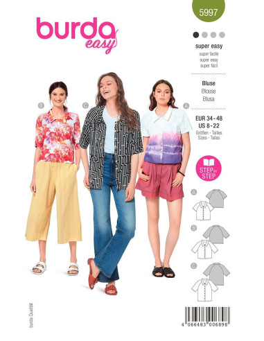 Modello di camicetta - Burda 5997