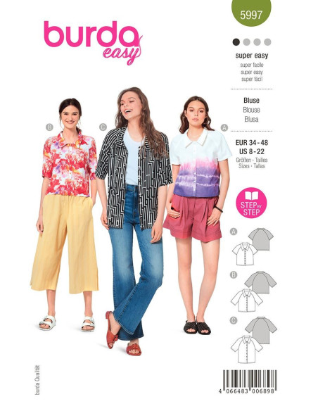 Modello di camicetta - Burda 5997