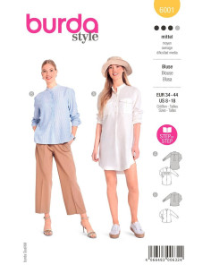 Modello di camicetta - Burda 6001