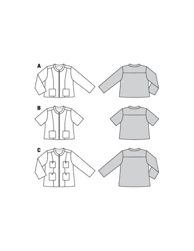 Modello di giacca - Burda 6006