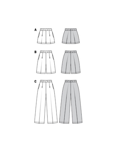 Modello di pantaloni - Burda 6008