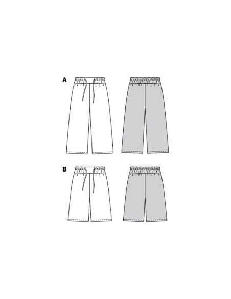 Modello di pantaloni - Burda 6017
