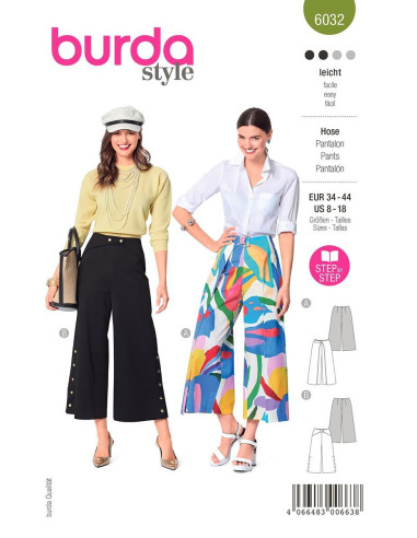 Modello di pantaloni - Burda 6032