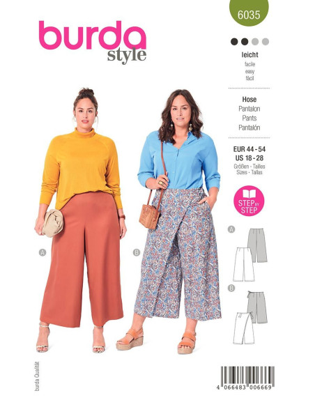 Modello di pantaloni - Burda 6035