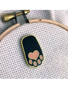 Porta-aghi magnetico - Zampa di gatto nera