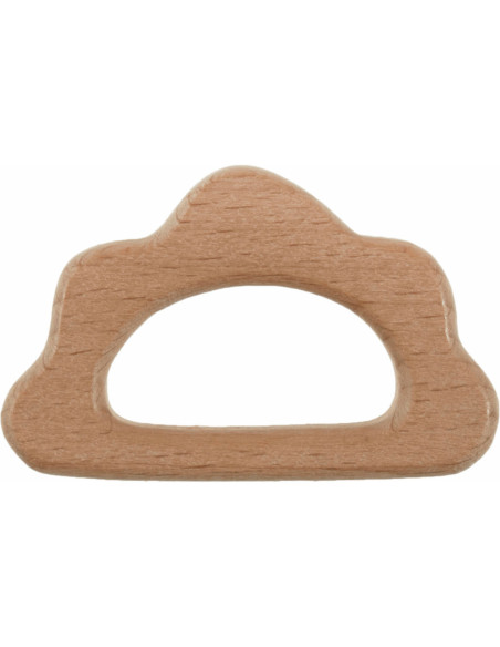 Anello da dentizione in legno - Nuvola