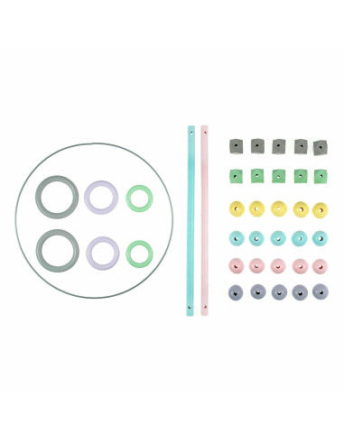 Kit di accessori per macramè - Colore