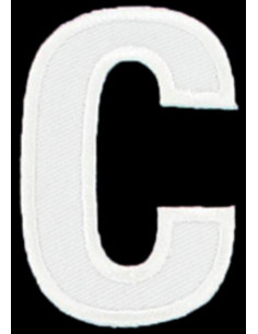 Toppa termoadesiva lettera C