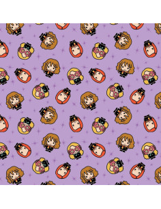Tessuto cotone - Harry Potter kawaii girl lilla