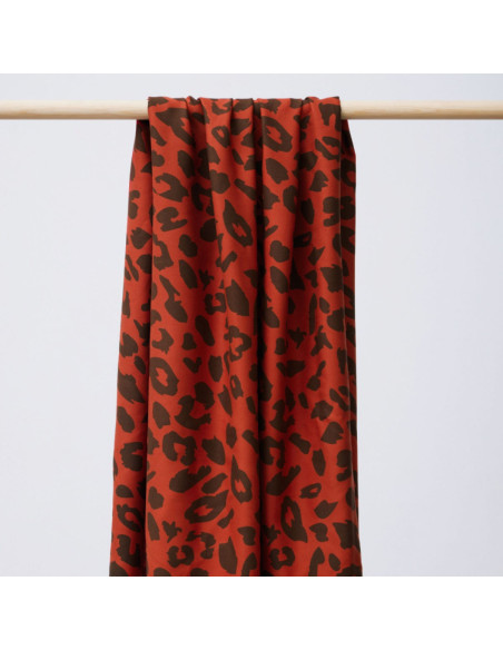 Tessuto twill viscosa - Urban Leo zucca