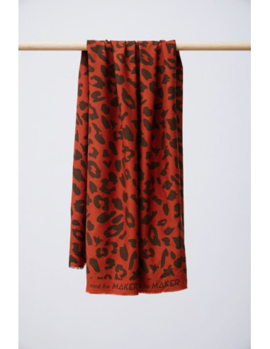 Tessuto twill viscosa - Urban Leo zucca