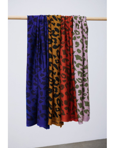 Tessuto twill viscosa - Urban Leo zucca