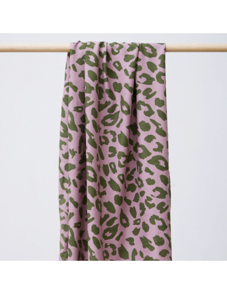 Tessuto twill viscosa - Urban Leo lilla