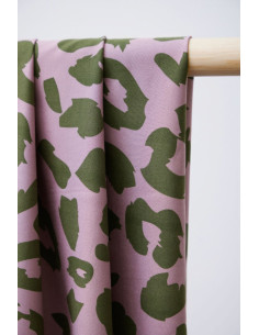 Tessuto twill viscosa - Urban Leo lilla 2