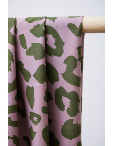 Tessuto twill viscosa - Urban Leo lilla