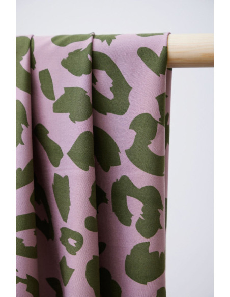Tessuto twill viscosa - Urban Leo lilla
