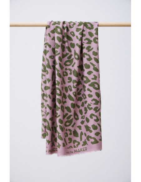 Tessuto twill viscosa - Urban Leo lilla