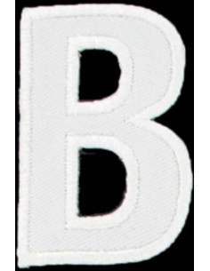 Toppa termoadesiva lettera B