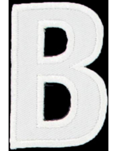 Toppa termoadesiva lettera B
