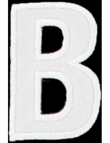 Toppa termoadesiva lettera B