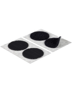 Pastiglie adesive autoadesive VELCRO® Brand fissaggio estremo 45mm x 6 Nero 2