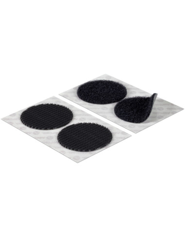 Pastiglie adesive autoadesive VELCRO® Brand fissaggio estremo 45mm x 6 Nero