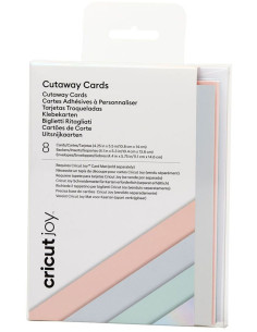 Set di 8 carte adesive con buste R20 Pastel Cricut