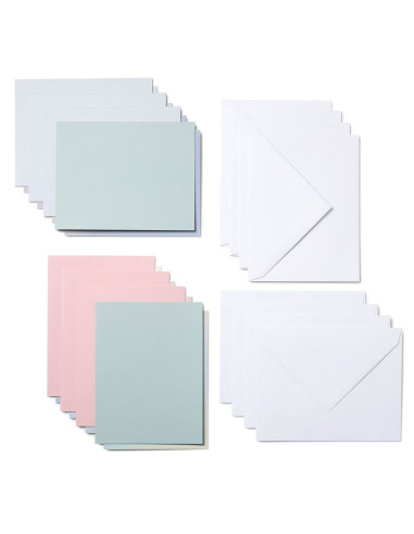Set di 8 carte adesive con buste R20 Pastel Cricut