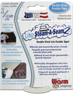 Nastro biadesivo termoadesivo Lite Steam-A-Seam2 - 1,27 cm x 18,29 m