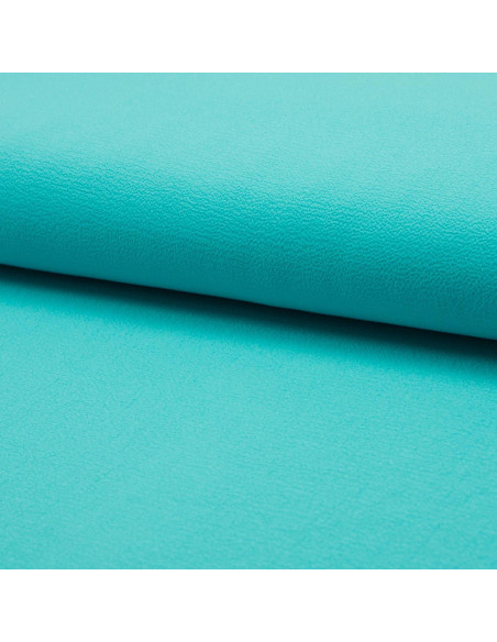 Tessuto crepe leggero elasticizzato - Blu ghiaccio