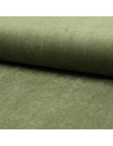 Tessuto velluto a coste - Verde tiglio