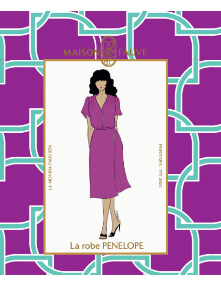 Modello di abito Pénélope - Maison Fauve