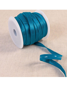 Elastico antiscivolo satinato - Blu petrolio