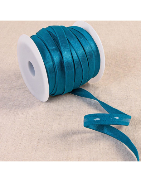 Elastico antiscivolo satinato - Blu petrolio