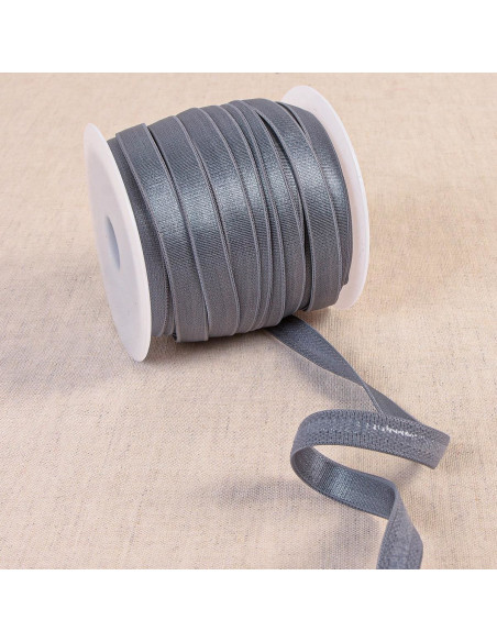 Elastico antiscivolo satinato - Grigio