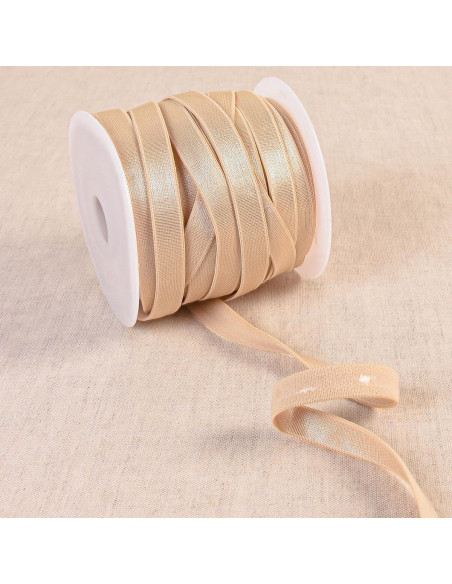 Elastico antiscivolo satinato - Beige
