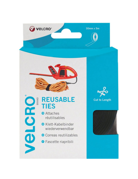 VELCRO® ONE-WRAP® Fascette per cavi 30mm x 5M nero