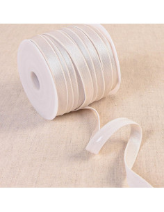 Elastico antiscivolo satinato - Ecru