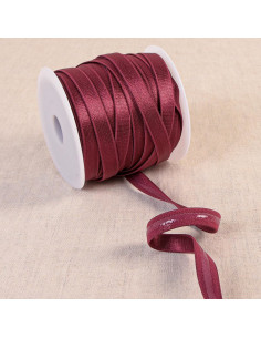 Elastico antiscivolo satinato - Bordeaux